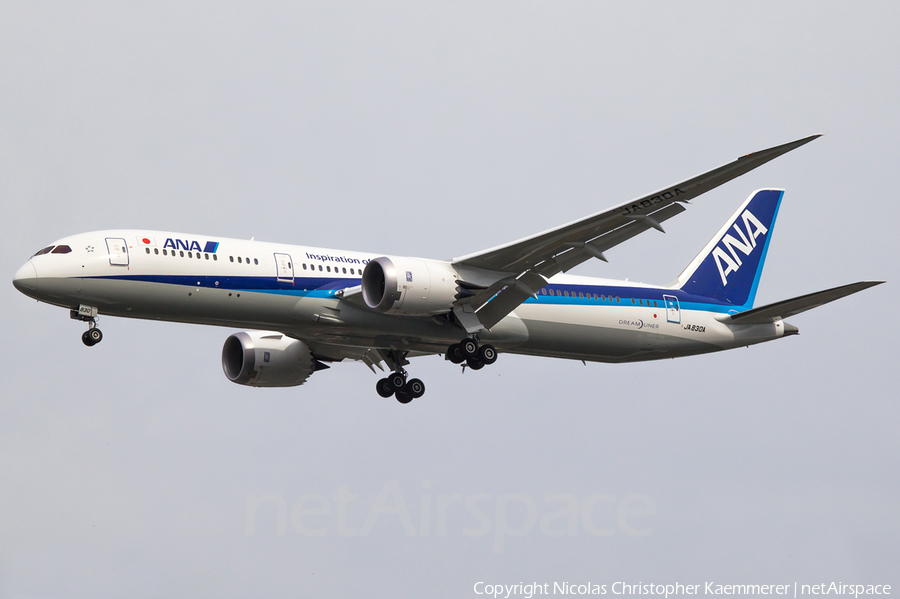 All Nippon Airways - ANA Boeing 787-9 Dreamliner (JA830A) | Photo 126964