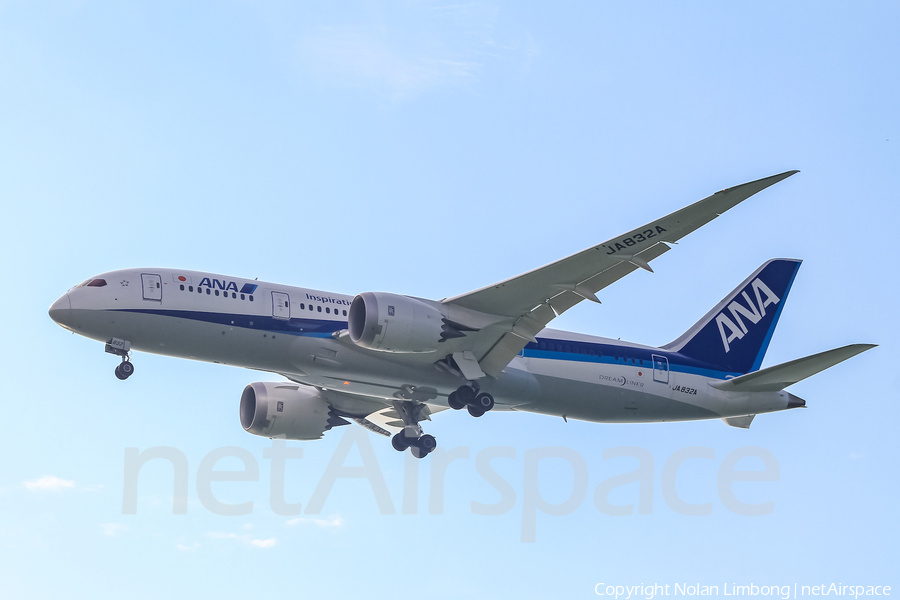 All Nippon Airways - ANA Boeing 787-8 Dreamliner (JA832A) | Photo 369745