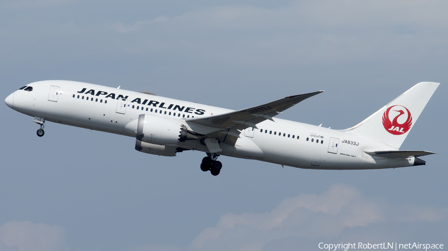 Japan Airlines - JAL Boeing 787-8 Dreamliner (JA833J) | Photo 640971