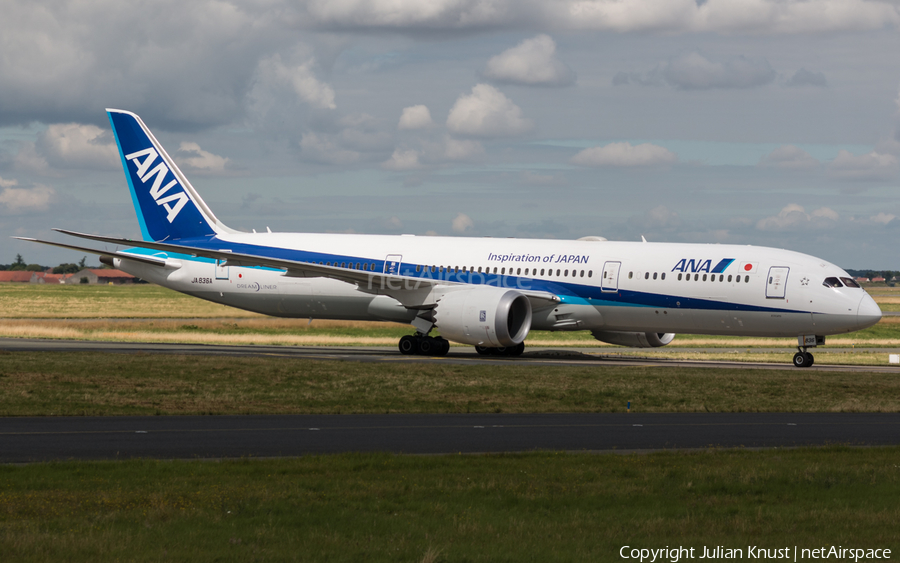 All Nippon Airways - ANA Boeing 787-9 Dreamliner (JA836A) | Photo 116052