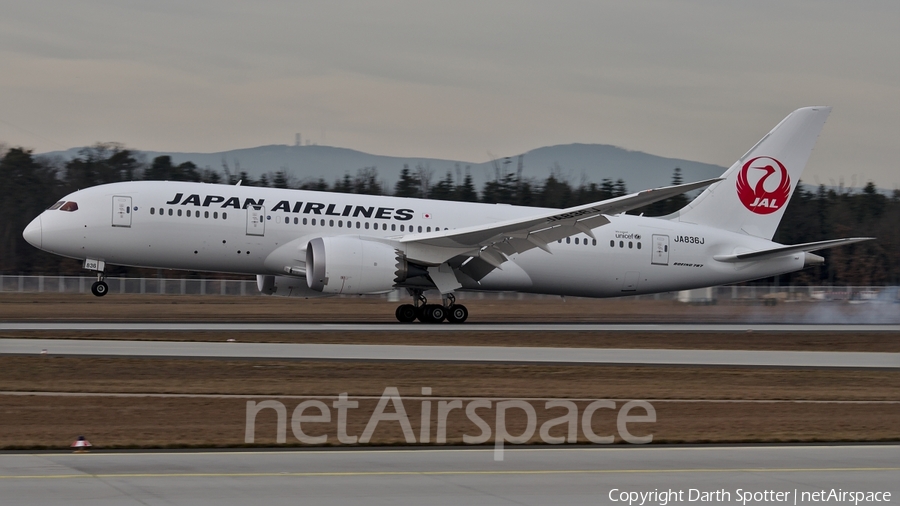 Japan Airlines - JAL Boeing 787-8 Dreamliner (JA836J) | Photo 227760