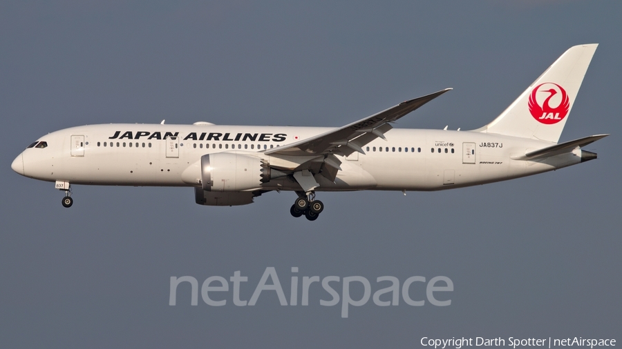 Japan Airlines - JAL Boeing 787-8 Dreamliner (JA837J) | Photo 205469