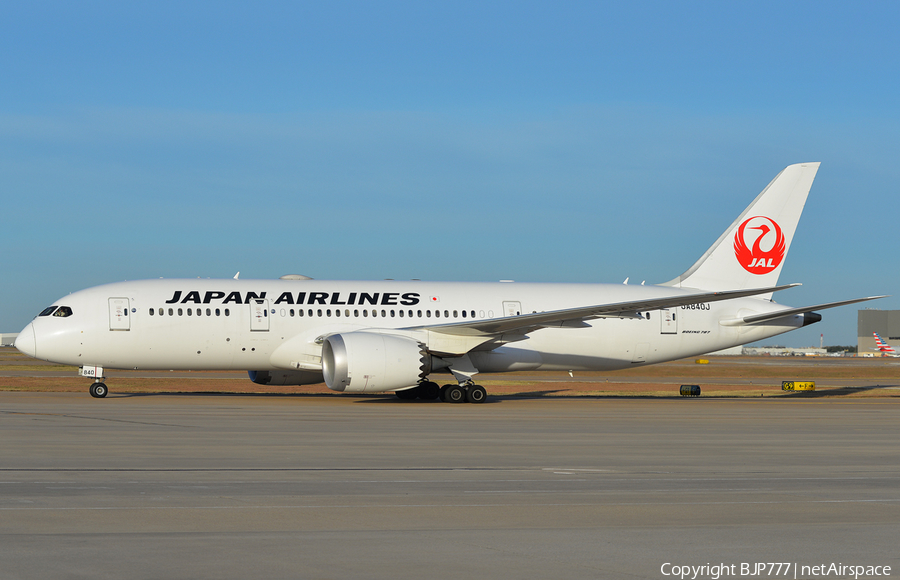 Japan Airlines - JAL Boeing 787-8 Dreamliner (JA840J) | Photo 199920