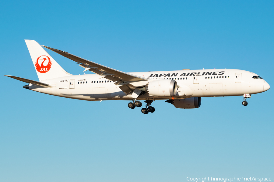 Japan Airlines - JAL Boeing 787-8 Dreamliner (JA841J) | Photo 543772