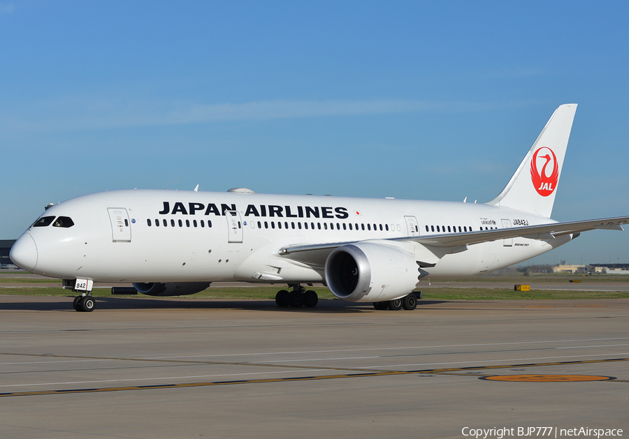 Japan Airlines - JAL Boeing 787-8 Dreamliner (JA842J) | Photo 193068