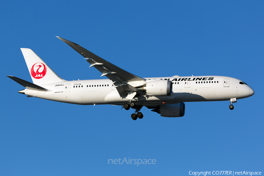 Japan Airlines - JAL Boeing 787-8 Dreamliner (JA844J) | Photo 139867