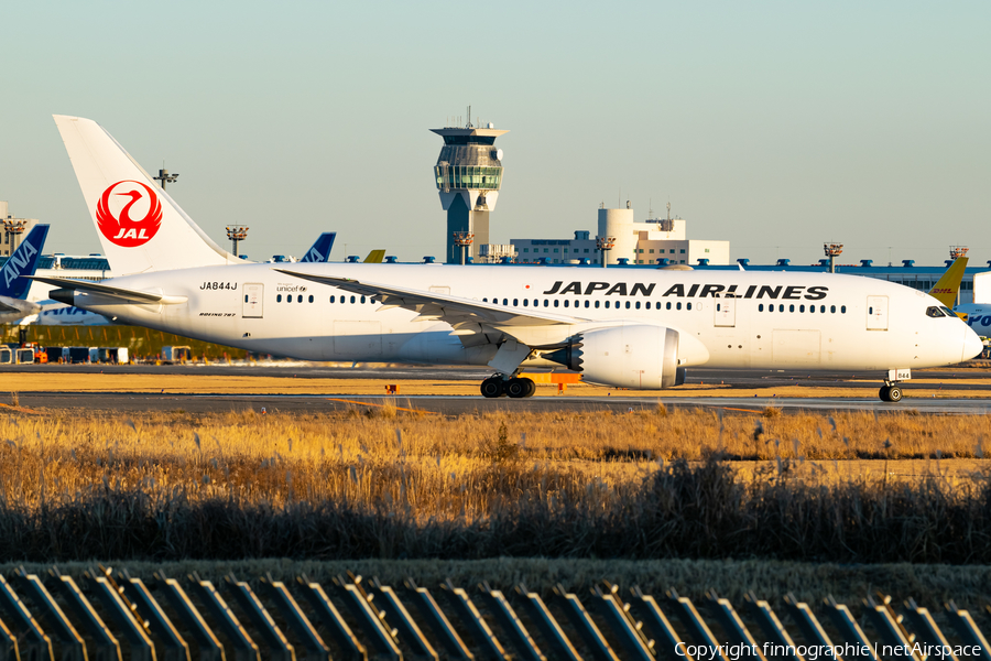 Japan Airlines - JAL Boeing 787-8 Dreamliner (JA844J) | Photo 543792