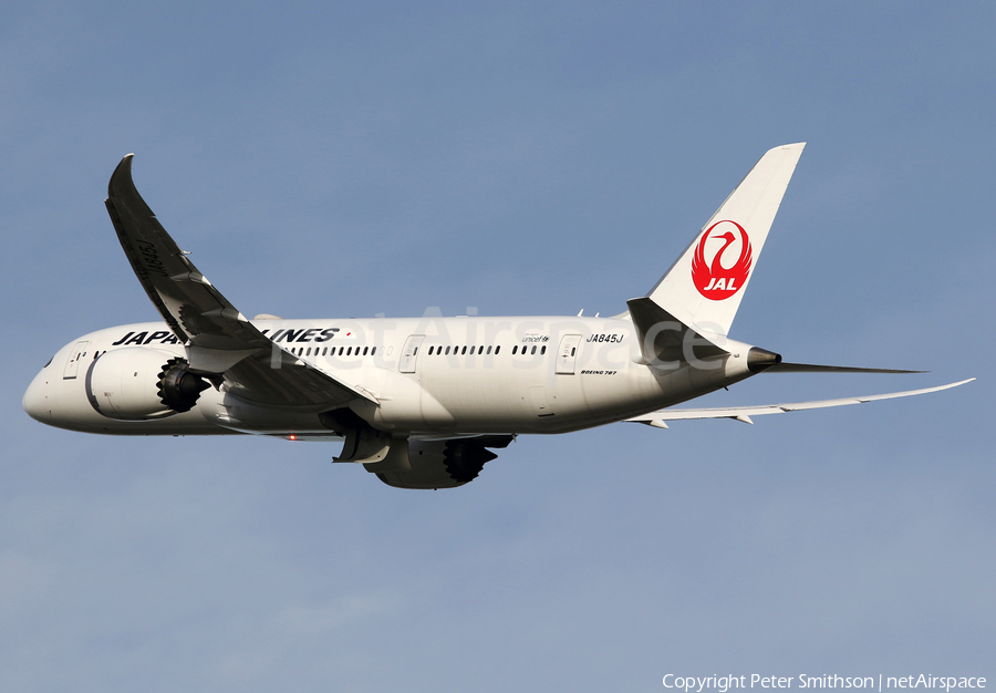 Japan Airlines - JAL Boeing 787-8 Dreamliner (JA845J) | Photo 212453