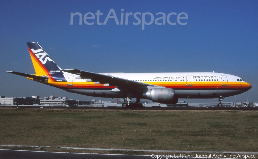 Japan Air System Airbus A300B2K-3C (JA8478) | Photo 408804