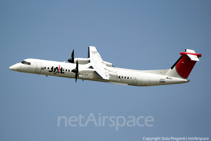Japan Air Commuter Bombardier DHC-8-402Q (JA851C) | Photo 361539