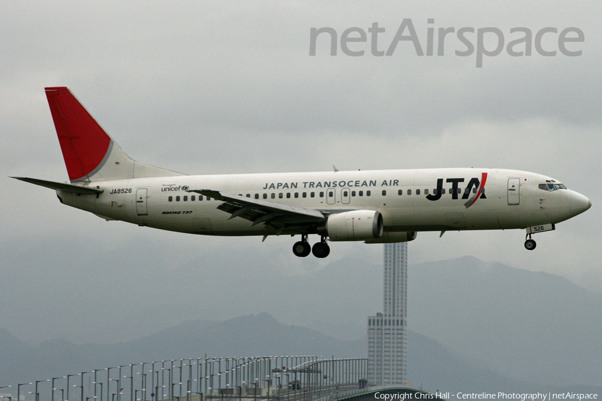 Japan Transocean Air - JTA Boeing 737-4Q3 (JA8526) | Photo 551387 