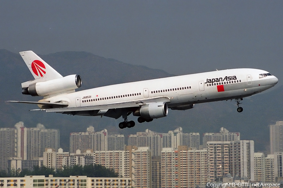Japan Asia Airways McDonnell Douglas DC-10-40 (JA8531) | Photo 166461