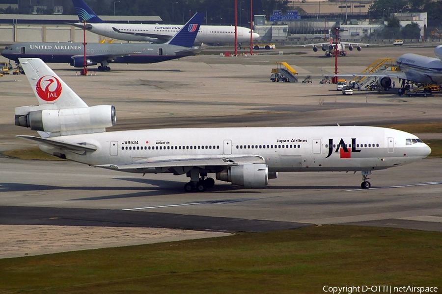 Japan Airlines - JAL McDonnell Douglas DC-10-40 (JA8534) | Photo 288482