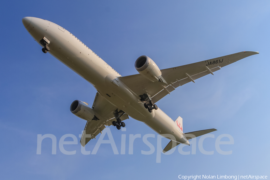 Japan Airlines - JAL Boeing 787-9 Dreamliner (JA861J) | Photo 369395