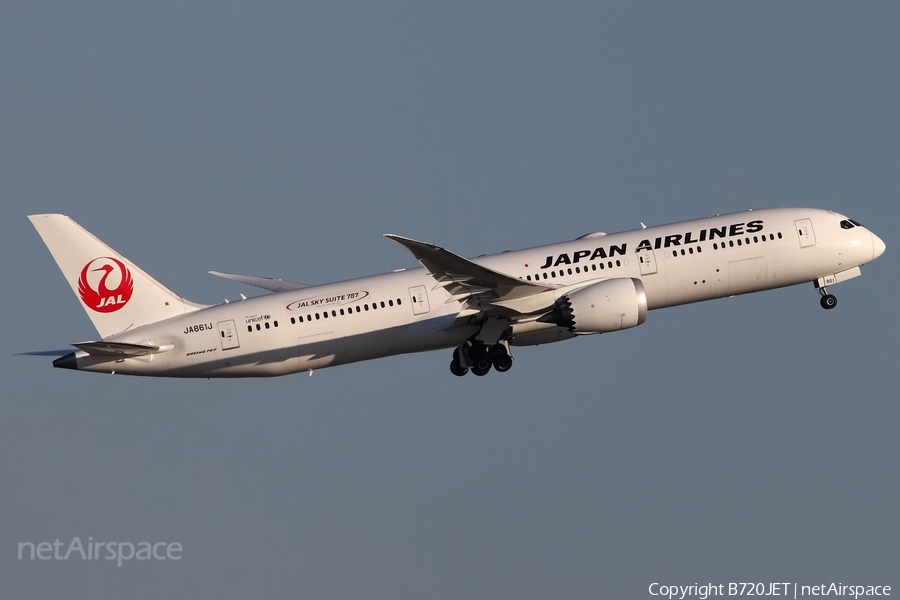 Japan Airlines - JAL Boeing 787-9 Dreamliner (JA861J) | Photo 112949