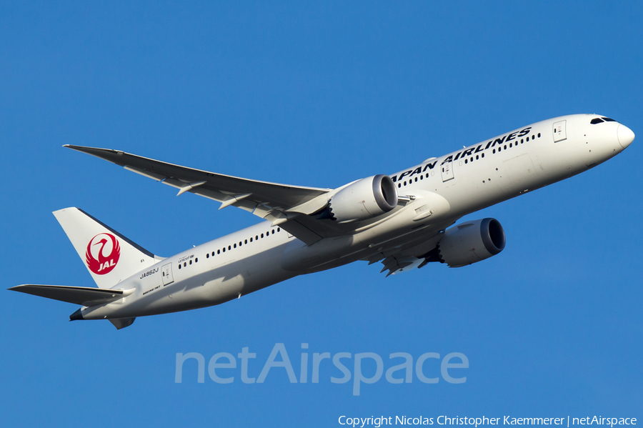 Japan Airlines - JAL Boeing 787-9 Dreamliner (JA862J) | Photo 158782