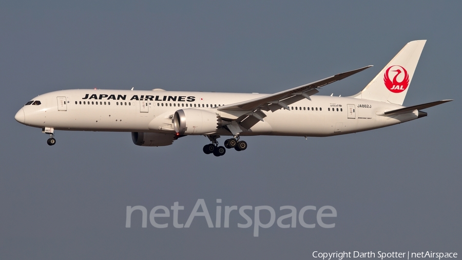 Japan Airlines - JAL Boeing 787-9 Dreamliner (JA862J) | Photo 205474