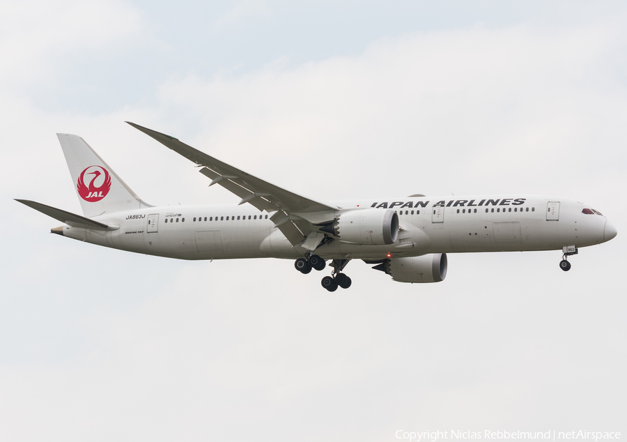 Japan Airlines - JAL Boeing 787-9 Dreamliner (JA863J) | Photo 243169