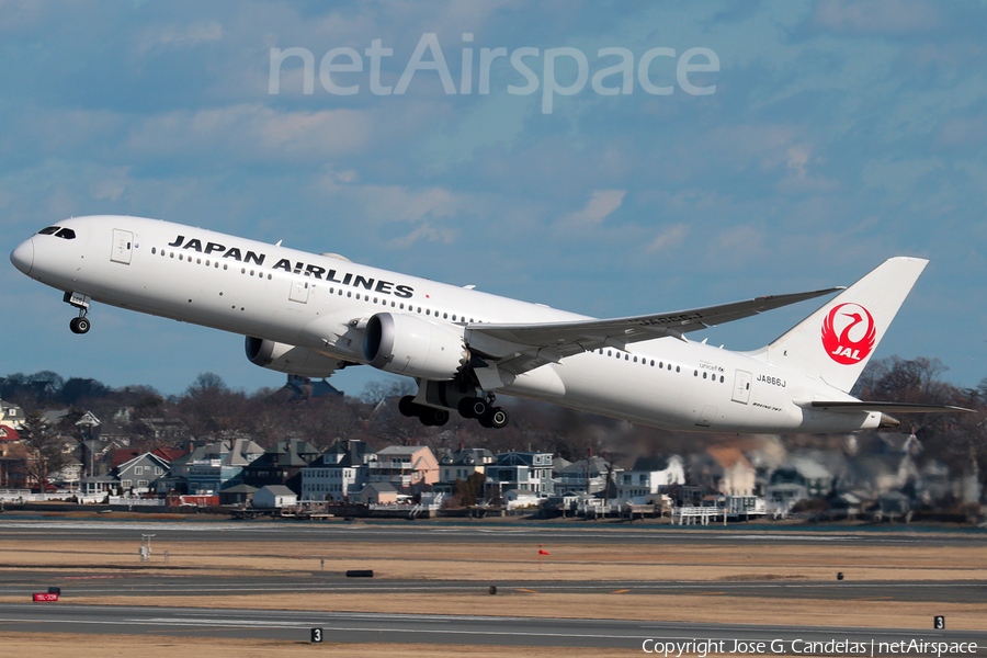 Japan Airlines - JAL Boeing 787-9 Dreamliner (JA866J) | Photo 381958