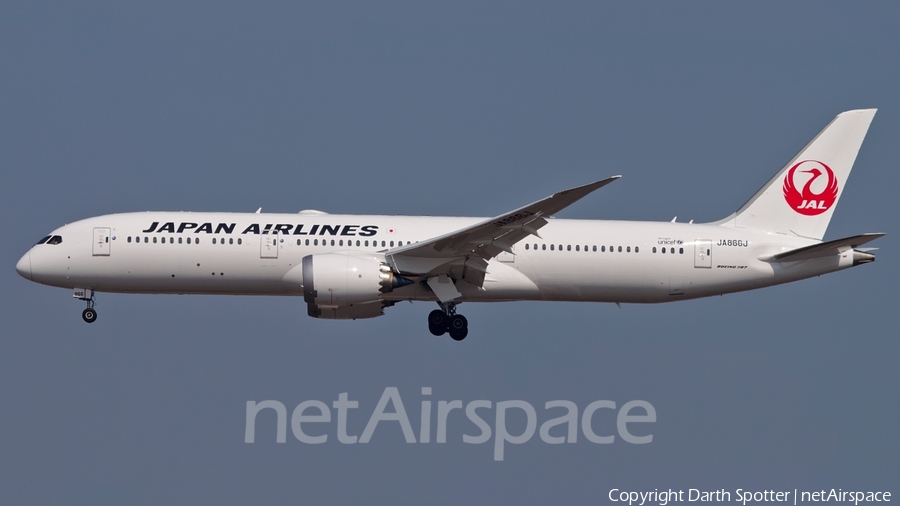 Japan Airlines - JAL Boeing 787-9 Dreamliner (JA866J) | Photo 205475