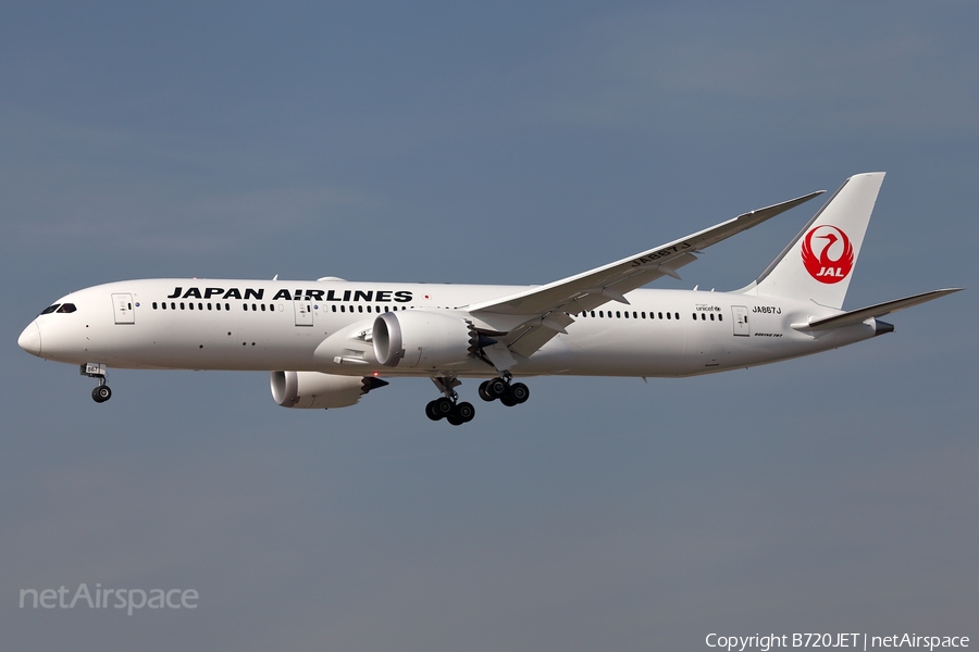 Japan Airlines - JAL Boeing 787-9 Dreamliner (JA867J) | Photo 150518
