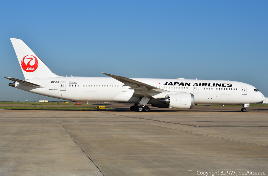 Japan Airlines - JAL Boeing 787-9 Dreamliner (JA868J) | Photo 244684