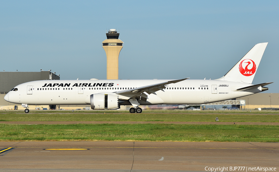 Japan Airlines - JAL Boeing 787-9 Dreamliner (JA868J) | Photo 261774