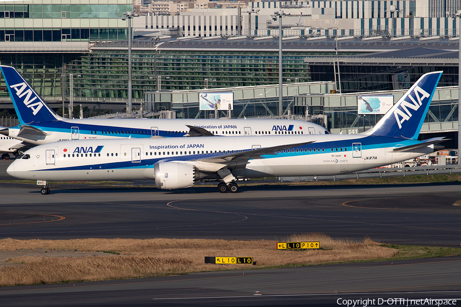 All Nippon Airways - ANA Boeing 787-9 Dreamliner (JA871A) | Photo 396449