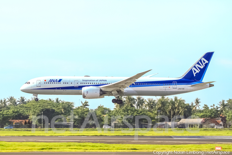 All Nippon Airways - ANA Boeing 787-9 Dreamliner (JA872A) | Photo 423784