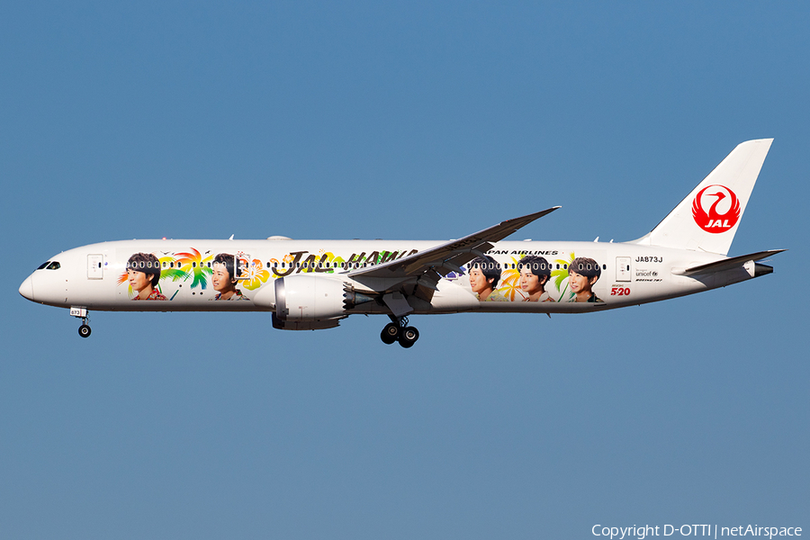 Japan Airlines - JAL Boeing 787-9 Dreamliner (JA873J) | Photo 387437
