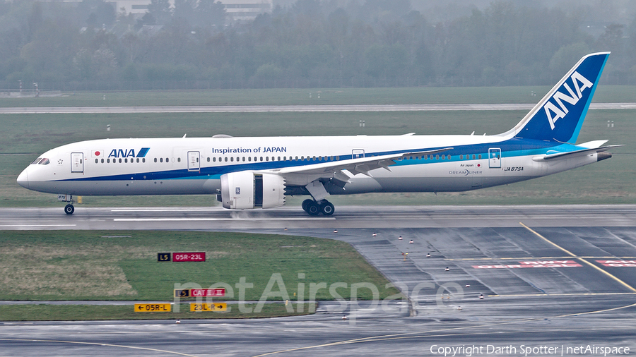 All Nippon Airways - ANA Boeing 787-9 Dreamliner (JA875A) | Photo 263339