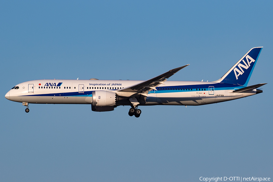 All Nippon Airways - ANA Boeing 787-9 Dreamliner (JA876A) | Photo 388343