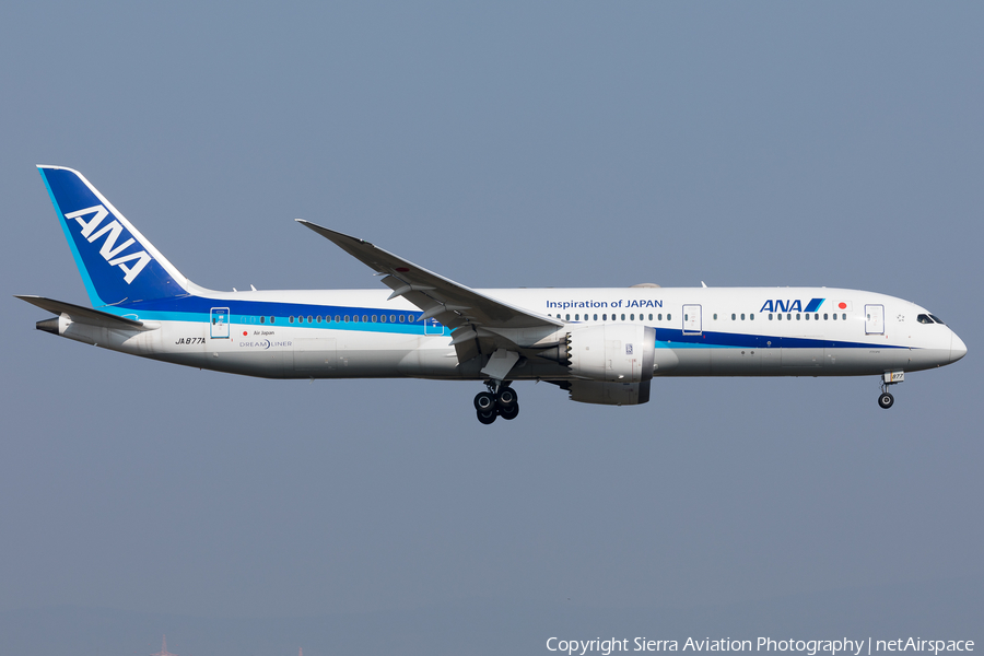 All Nippon Airways - ANA Boeing 787-9 Dreamliner (JA877A) | Photo 502415