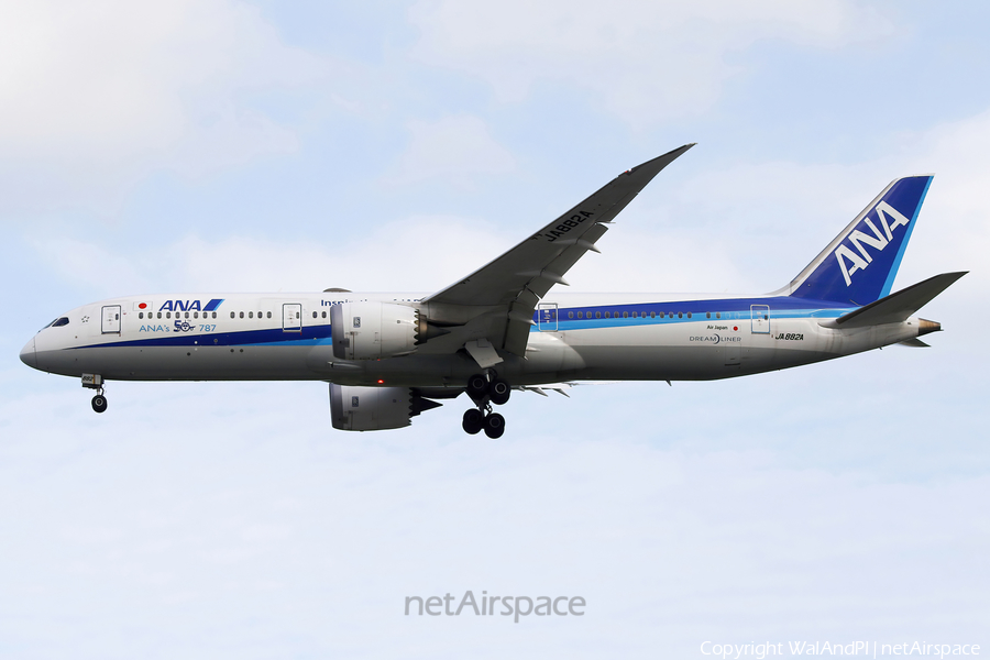 All Nippon Airways - ANA Boeing 787-9 Dreamliner (JA882A) | Photo 618130