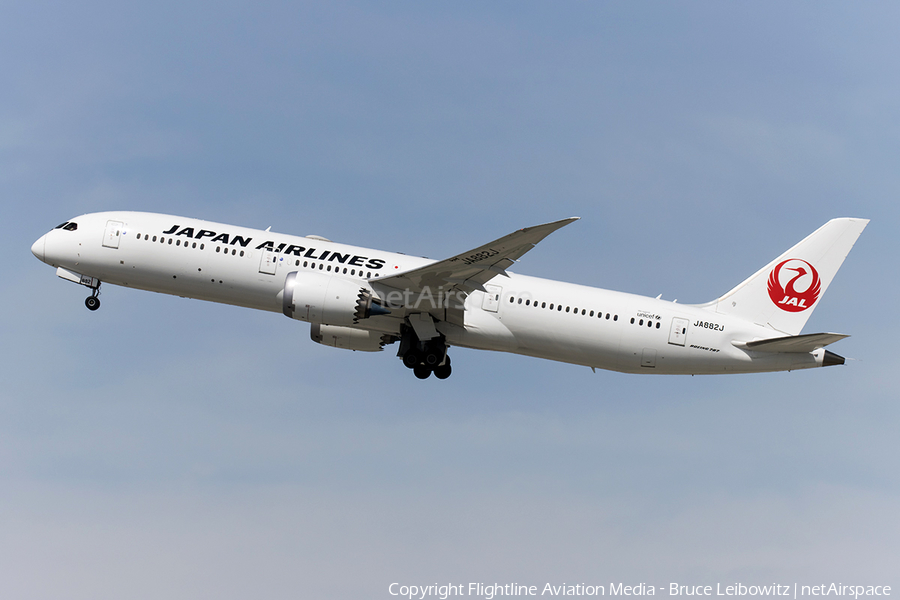 Japan Airlines - JAL Boeing 787-9 Dreamliner (JA882J) | Photo 681698