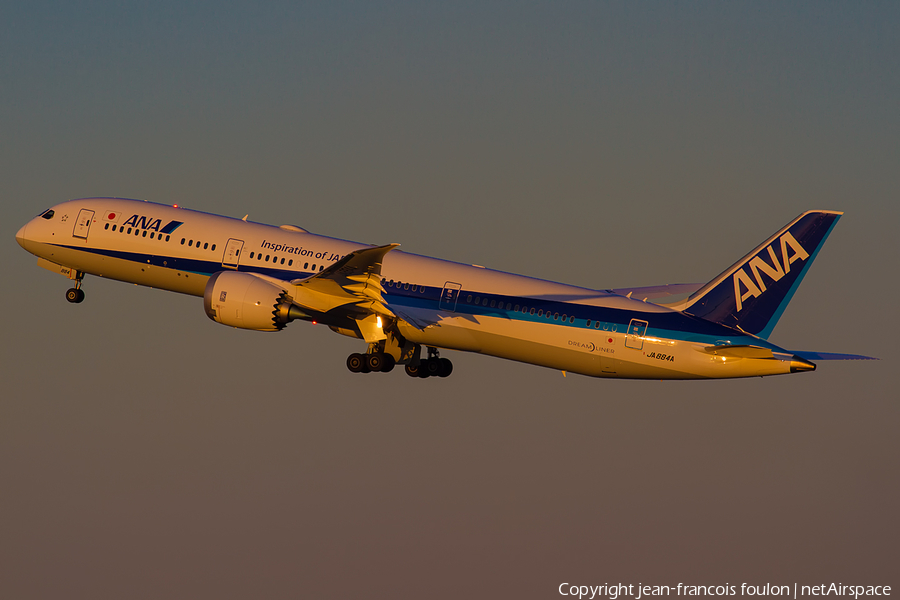 All Nippon Airways - ANA Boeing 787-9 Dreamliner (JA884A) | Photo 130873