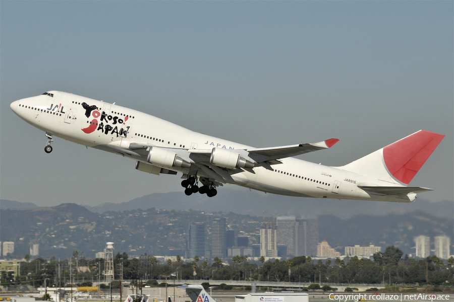 Japan Airlines - JAL Boeing 747-446 (JA8916) | Photo 13016