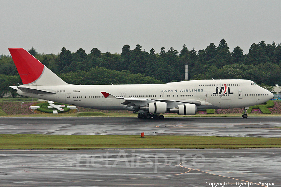 Japan Airlines - JAL Boeing 747-446 (JA8922) | Photo 382212