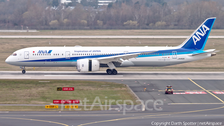 All Nippon Airways - ANA Boeing 787-9 Dreamliner (JA892A) | Photo 358441