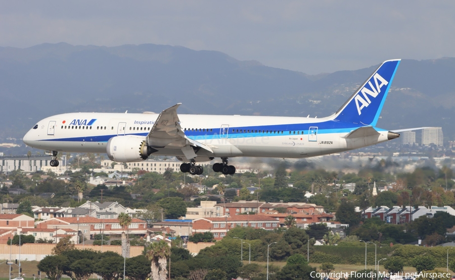 All Nippon Airways - ANA Boeing 787-9 Dreamliner (JA892A) | Photo 608220