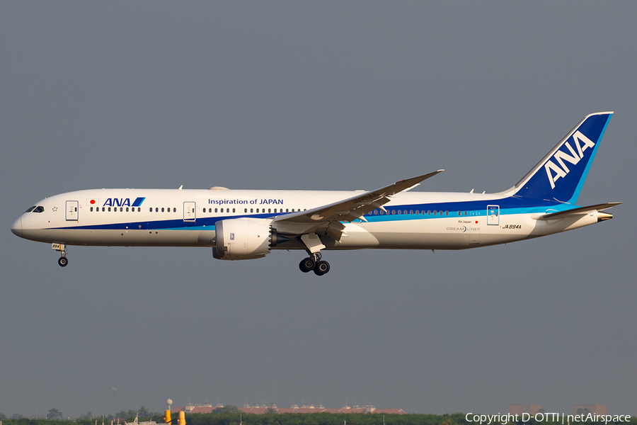 All Nippon Airways - ANA Boeing 787-9 Dreamliner (JA894A) | Photo 285186