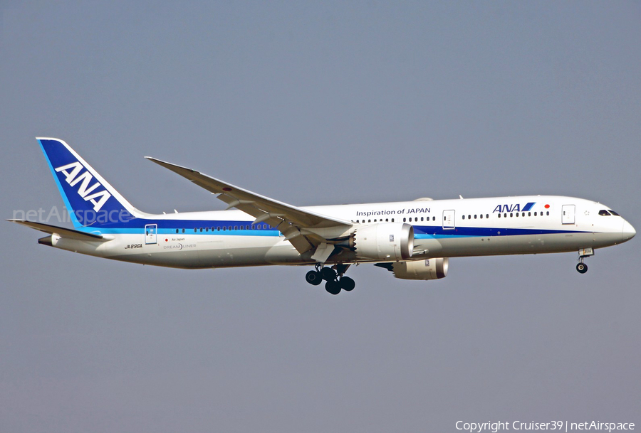 All Nippon Airways - ANA Boeing 787-9 Dreamliner (JA896A) | Photo 346716
