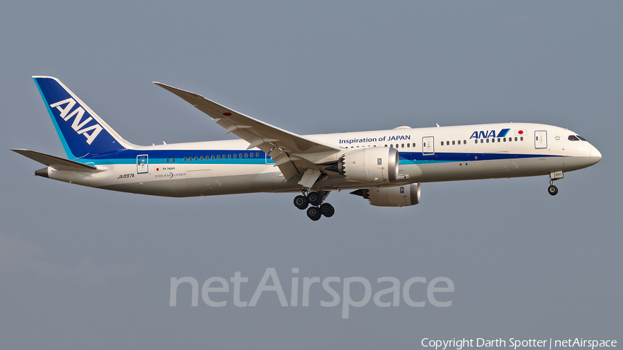 All Nippon Airways - ANA Boeing 787-9 Dreamliner (JA897A) | Photo 319800