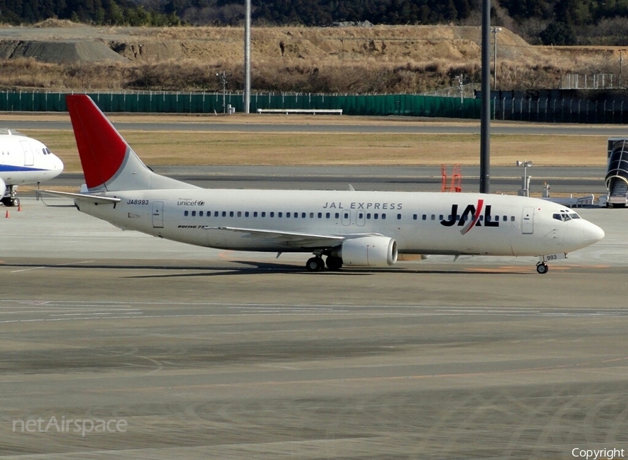 JAL Express Boeing 737-446 (JA8993) | Photo 77000