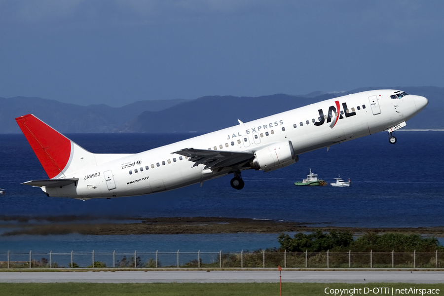 Japan Transocean Air - JTA Boeing 737-446 (JA8993) | Photo 418862