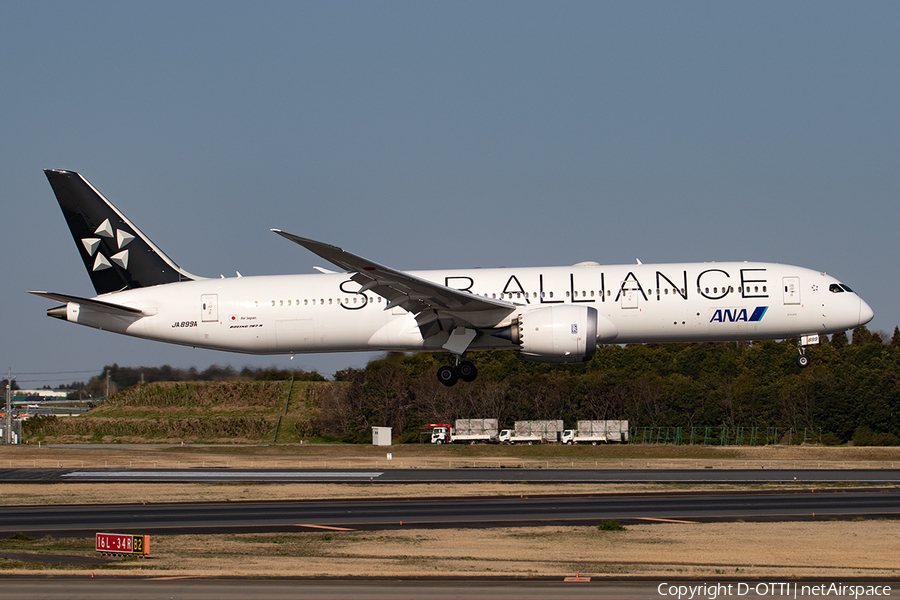 All Nippon Airways - ANA Boeing 787-9 Dreamliner (JA899A) | Photo 391131