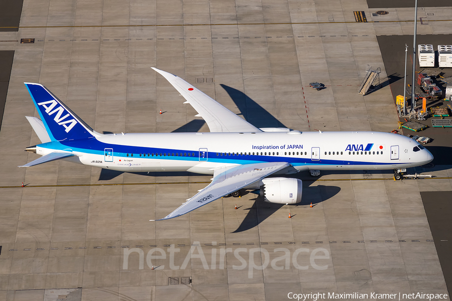 All Nippon Airways - ANA Boeing 787-9 Dreamliner (JA921A) | Photo 390229