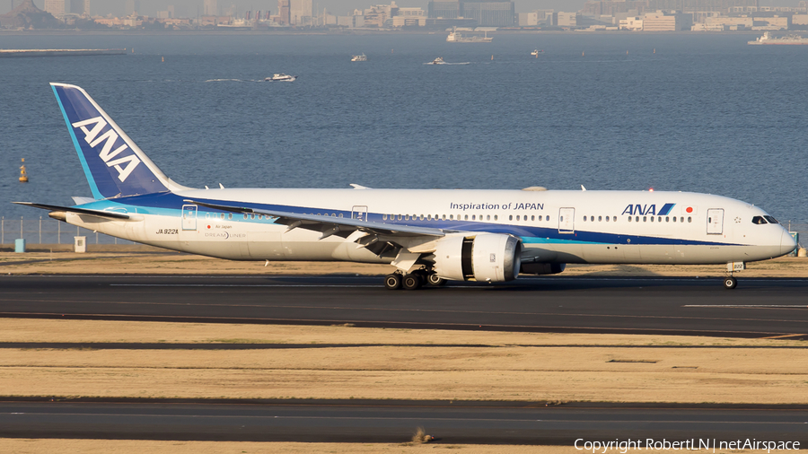 All Nippon Airways - ANA Boeing 787-9 Dreamliner (JA922A) | Photo 674116