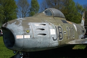 German Air Force Canadair CL-13B Sabre Mk.6 (JB110) at  Uetersen - Heist, Germany