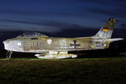 German Air Force Canadair CL-13B Sabre Mk.6 (JB110) at  Uetersen - Heist, Germany